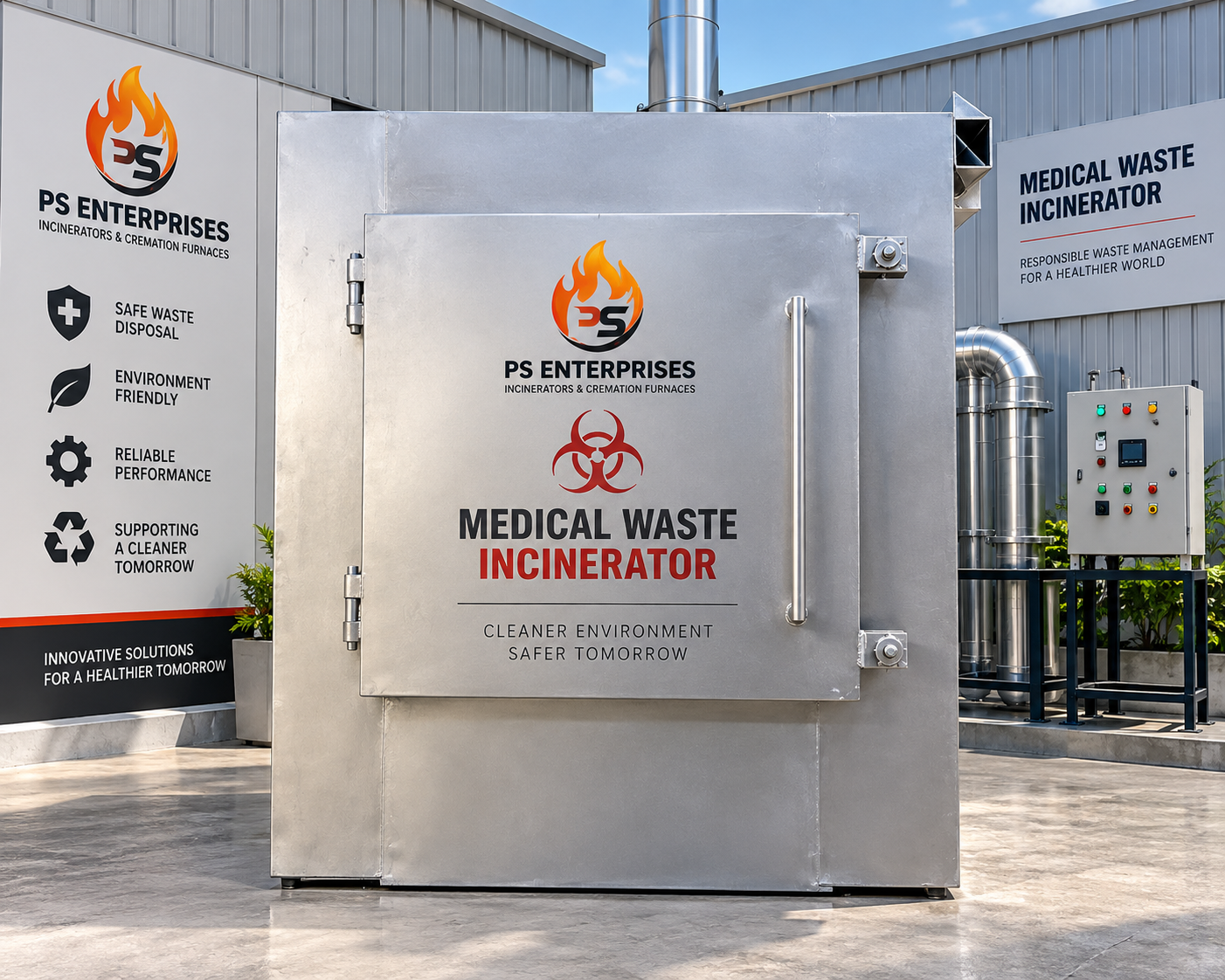 Medical waste incinerator demo image
